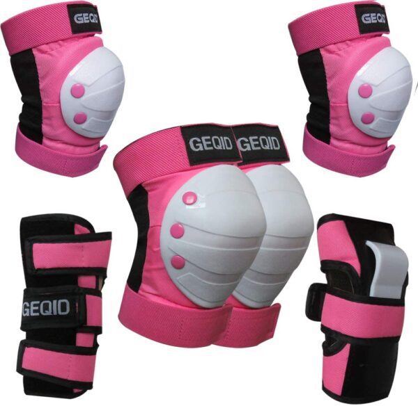 Rodilleras para niños y jóvenes, coderas y muñequeras, 3 en 1, juego de equipo de protección para patinaje en línea, patinaje, patinaje, ciclismo, BMX - Imagen 5