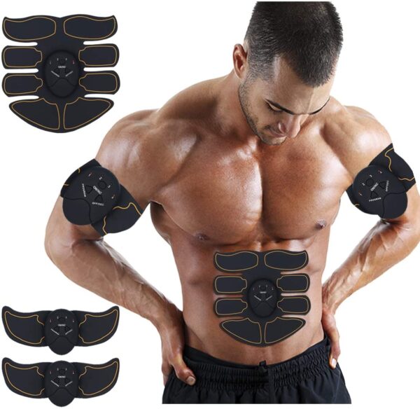 Estimulador de abdominales, estimulador de abdominales, entrenador de abdominales, entrenador de abdominales, estimulador de abdominales, para hombres, mujeres, entrenamiento abdominal, ejercicio, ejercicio, ejercicio, ejercicio, abdominales, musculación, equipo portátil de ABS - Imagen 6