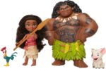 Muñeco Moana Disney con figura de muñeca Maui Demigod, 4 piezas Little Little Story Telling Gift Set para niñas de 3 años en adelante - Imagen 7