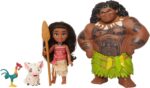 Muñeco Moana Disney con figura de muñeca Maui Demigod, 4 piezas Little Little Story Telling Gift Set para niñas de 3 años en adelante - Imagen 8