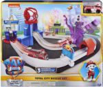 Pista PAW Patrol, True Metal Total City Rescue Movie Track Set con vehículo exclusivo de Marshall, 1:55 Escala, Edades de 3 años en adelante. - Imagen 5