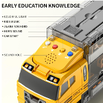 TEMI - Juego de vehículos de construcción fundidos a presión de juguete para niños de 3, 4, 5 y 6 años de edad, incluye alfombra de juego, vehículos de juguete de aleación de metal para niños y niñas de 3 a 9 años - Imagen 3