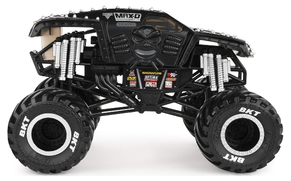 Monster Jam Camión monstruo oficial Max-D - Max-D Collector a escala 1:24 - Llantas cromadas y neumáticos BKT para uso en todos los juegos - Coleccionable para fanáticos y fiestas de cumpleaños - Imagen 5