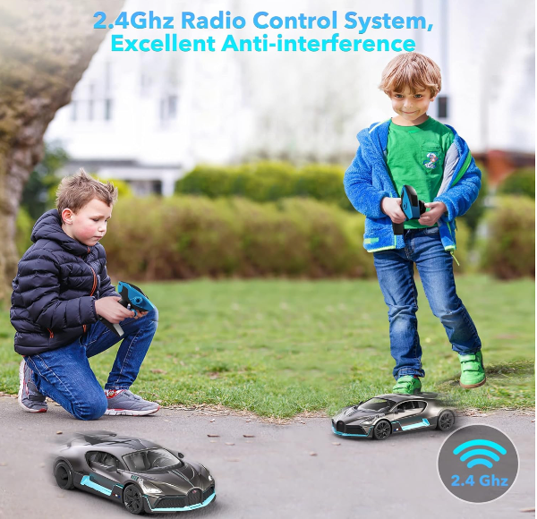 Bugatti Divo - Auto a control remoto, escala 1/12, auto a control remoto, 7.5 mi/h, modelo de auto con licencia de 2.4 GHz, 7.4 V, 900 mAh, para adultos, niños y niñas de 6 a 12 años - Imagen 5