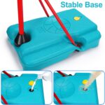 Aro de baloncesto para niños pequeños juguetes portátiles de altura ajustable de 2.9 pies con 2 bolas mini aros de baloncesto interior porteros juveniles regalos al aire libre niño niña edad 1 2 3 4 5 6 7 8 años juego de patio trasero - Imagen 3