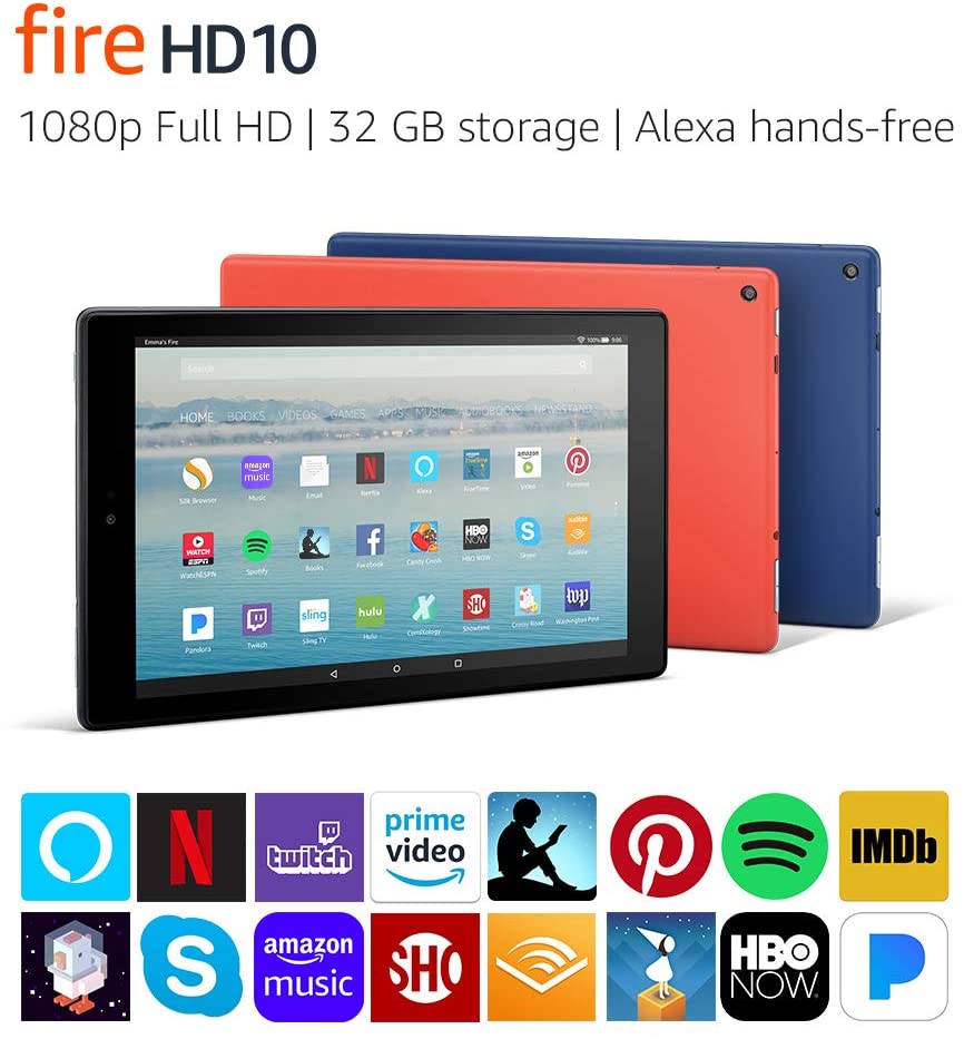 Tableta Fire HD 10 con el modo manos libres de Alexa Tableta Fire HD 10 con el modo manos libres de Alexa - Imagen 1