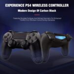 Controlador inalámbrico para PS4, Usergaing PS4 controlador inalámbrico para Sony PS4/Pro/Slim/PC con función de audio, altavoz y doble vibración - Imagen 5