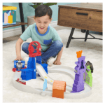 Pista PAW Patrol, True Metal Total City Rescue Movie Track Set con vehículo exclusivo de Marshall, 1:55 Escala, Edades de 3 años en adelante.