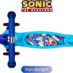 Patinete para niños, scooter de 3 ruedas autoequilibrante con ruedas y cubierta iluminadas, cubierta antideslizante extra ancha, freno trasero, inclinado para conducir, diseño ligero, para niños de 3 - Imagen 6