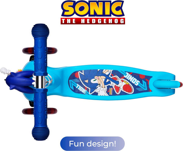 Patinete para niños, scooter de 3 ruedas autoequilibrante con ruedas y cubierta iluminadas, cubierta antideslizante extra ancha, freno trasero, inclinado para conducir, diseño ligero, para niños de 3 - Imagen 6