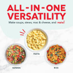 DASH Mini Olla para cocinar arroz con recipiente antiadherente extraíble, función Keep Warm y guía de recetas, medio cuarto de galón, para sopas, guisos, cereales y avena - Imagen 3