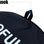 Bolsa para raqueta de pádel, bolsa de cubierta de raqueta de tenis POP para proteger al agua, bolsa de transporte acolchada ligera con correa de hombro ajustable compatible con Wilson, Dunlop (raqueta - Imagen 3