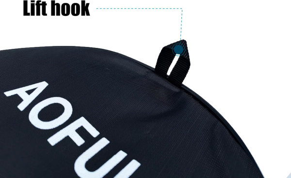 Bolsa para raqueta de pádel, bolsa de cubierta de raqueta de tenis POP para proteger al agua, bolsa de transporte acolchada ligera con correa de hombro ajustable compatible con Wilson, Dunlop (raqueta - Imagen 3