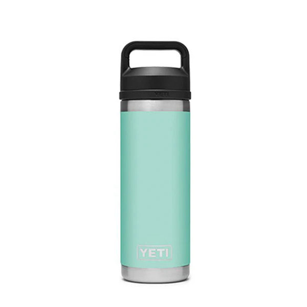 18-oz-turqueza.jpg YETI Termo Rambler botella de 18 oz, aislada al vacío, acero inoxidable con tapa Chug - Imagen 1