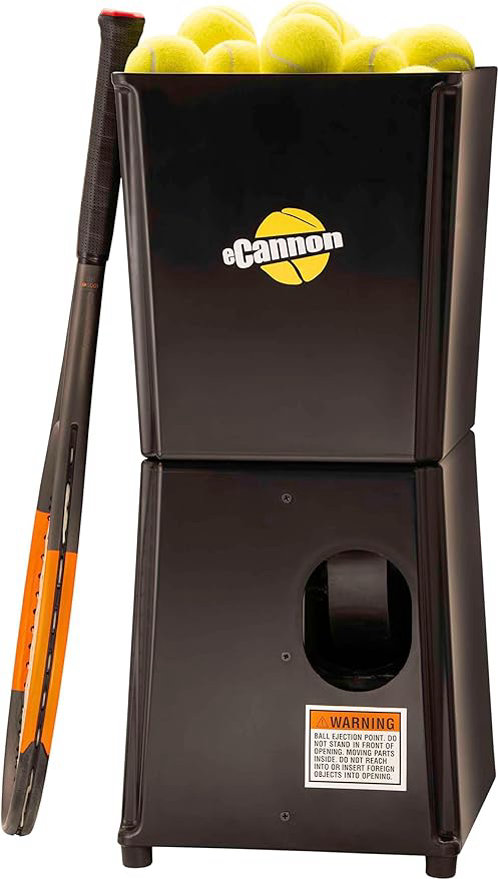 Máquina de tenis eCannon con TOPSPIN. para jugadores intermedios y avanzados. Fabricado en Estados Unidos por la empresa #1 Tennis Machine. - Imagen 2