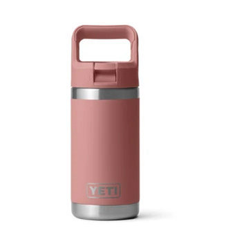 YETI Rambler Botella de 18 onzas, aislada al vacío, de acero inoxidable con tapa de popote a juego de colores - Imagen 3