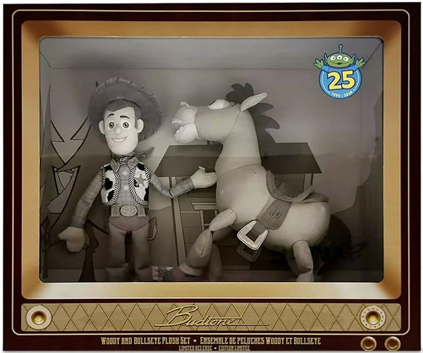 woody-25.jpg Disney Woody and Bullseye - Juego de peluche Toy Story 25th Limited Release - Imagen 1
