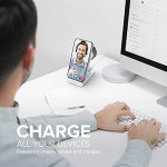 Estación de carga inalámbrica, 3 en 1, soporte de cargador inalámbrico rápido para múltiples dispositivos, Apple Watch Ultra Series 10 9 8 7 6 SE 5 4 3 2, iPhone 16 15 14 13 12 11 Pro - Imagen 4