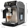 Philips Serie 4400 Máquina de café expreso totalmente automática, 12 cafés calientes y helados, sistema de leche LatteGo rápido de limpiar, SilentBrew, QuickStart, molinillo de cerámica, cromo negro - Imagen 3