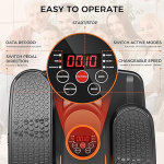 Máquina elíptica debajo del escritorio, ejercitador de piernas elípticas para personas mayores, ejercitador de pedal silencioso y portátil mientras está sentado, máquina de ejercicio elíptico - Imagen 3