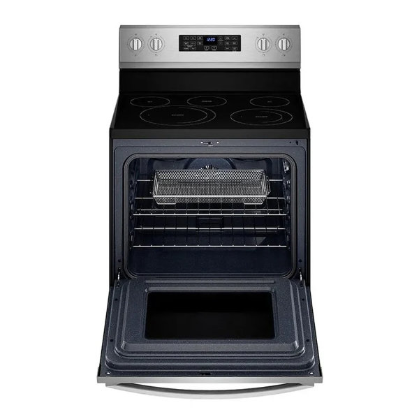 Whirlpool  Cocina Eléctrica 30" de Vitrocerámica+Air Fryer, YWFE550SOLZ - Imagen 3