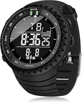 PALADA Reloj deportivo digital para hombre, resistente al agua, con retroiluminación LED, relojes para hombres - Imagen 1