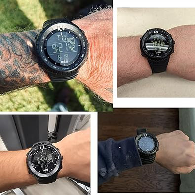 PALADA Reloj deportivo digital para hombre, resistente al agua, con retroiluminación LED, relojes para hombres - Imagen 3