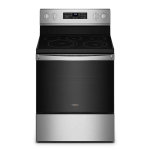 Whirlpool  Cocina Eléctrica 30" de Vitrocerámica+Air Fryer, YWFE550SOLZ