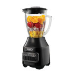 Oster Licuadora Jarra de Vidrio 6 Velocidades 1.5 L (BLSTPEG), Negro