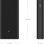 Xiaomi MI 50W Power Bank 2000, 20000mah, entrada/salida USB-C más 2 salidas USB-A, carga 3 dispositivos simultáneamente, salida de hasta 50 W, negro - Imagen 2