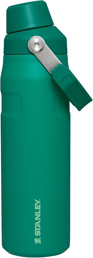 51jj6yEwC0L._AC_SY879_.jpg Stanley IceFlow - Botella de agua de flujo rápido, tapa de boquilla en ángulo, ligera y a prueba de fugas para viajes y deportes, acero inoxidable aislado, sin BPA - Imagen 1