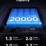 UGREEN Cargador portátil Nexode de 20000 mAh y 100 W, cargador portátil USB C de 3 puertos PD de carga rápida, pantalla digital para iPhone 17/16, MacBook, iPad, Galaxy S24 Ultra, Steam Deck, Dell XPS - Imagen 2