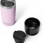 YETI Rambler - Botella de viaje de 12 onzas, acero inoxidable, aislada al vacío con tapa a prueba de fugas, flor de cerezo - Imagen 4