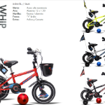 Bicicleta 12 Infantil para niños y niñas de 2 a 8 años de edad, con ruedas de entrenamiento, con porta botella - Imagen 2