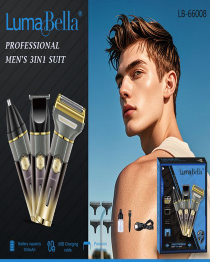 Afeitadora 3 en 1 Luma Bella LB-66008 - Imagen 1