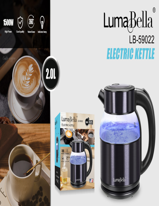 Hervidor Eléctrico Luma Bella LB-59022 - Imagen 1