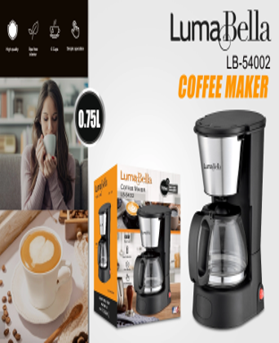 Cafetera de Goteo Eléctrica LumaBella 54002 - Imagen 1