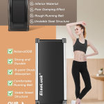 Caminadora para caminar para usar debajo del escritorio para el hogar y la oficina con control remoto, portátil de 2.5 caballos de fuerza para caminar, trotar, correr en pantalla LED - Imagen 6