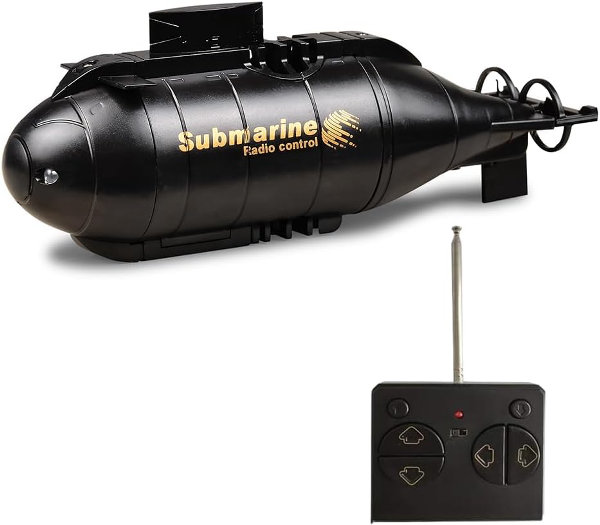 cR6bpHL4-1.jpg YEIBOBO ! 6 Canales Mini RC Submarine Toy (Negro) - Imagen 1