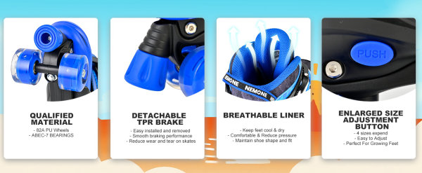 Patines de 4 tamaños ajustables con luz para niñas y niños pequeños principiantes para interiores y exteriores - Imagen 11