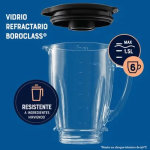 Licuadora Oster con vaso de vidrio y control de perilla - Imagen 5
