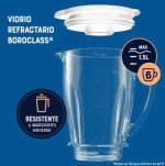 Licuadora Oster 2 velocidades más pulso y vaso de vidrio - Imagen 4