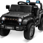 Carro para niños de 12 V, con control remoto para padres, motores gemelos de 35 W, 3 velocidades, luces LED, música y bocina, suspensión de resorte, vehículos eléctricos de juguete para niños de 3 - Imagen 6