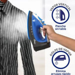 Plancha de Vapor Oster® con Cable Retráctil y Golpe de Vapor, Azul, - Imagen 5