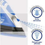 Plancha de Vapor Oster® con Cable Retráctil y Golpe de Vapor, Azul, - Imagen 6