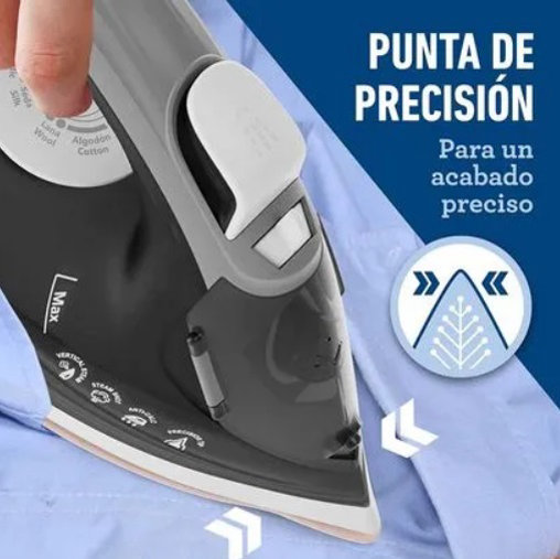 Plancha de Cerámica Oster, con Suela Grande, con Tecnología anti-calcificación, Gris - Imagen 4