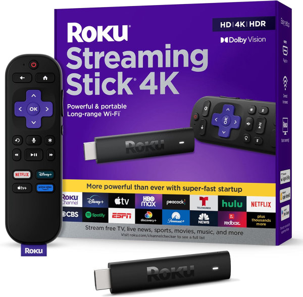 Roku Streaming Stick 4K - Dispositivo de transmisión - Imagen 1