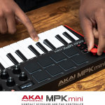 AKAI Professional MPK Mini MK3 | Controlador de teclado MIDI USB de 25 teclas con 8 almohadillas de percusión con retroiluminación, 8 botones y software de producción musical incluido - Imagen 4