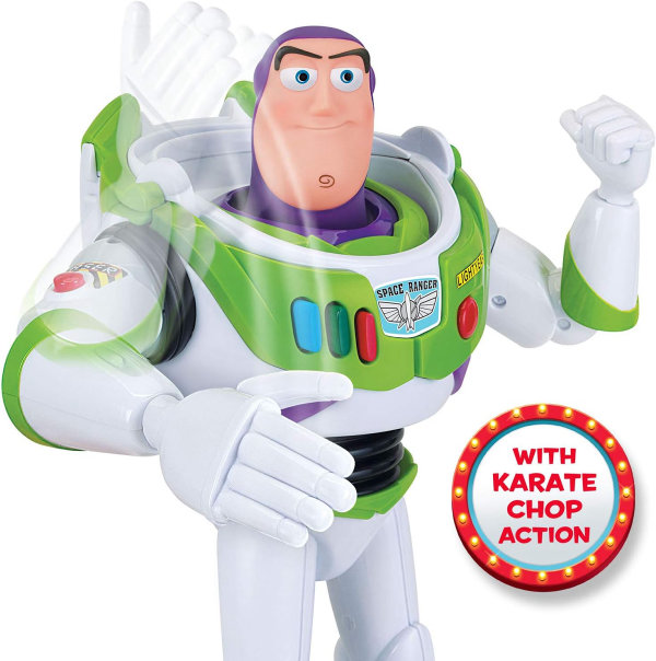 Buzz Lightyear Toy Story  con acción Karate Chop Disney Pixar - Imagen 2