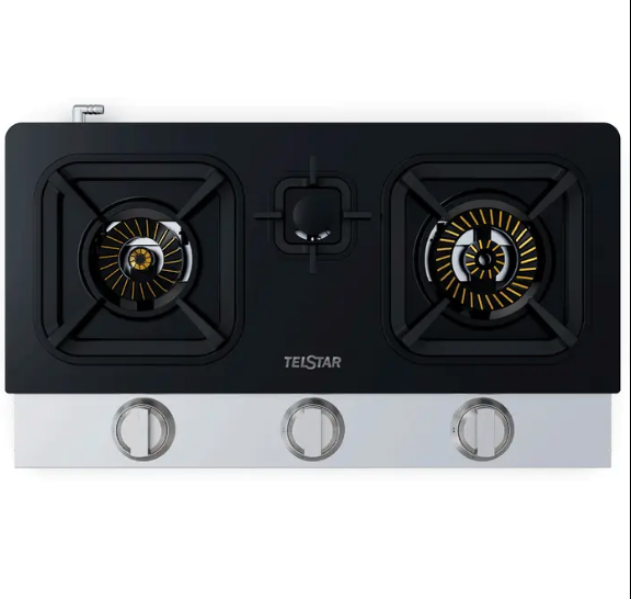 Plancha de Gas TELSTAR TPG002520CB 2 Quemadores – Hierro Inoxidable - Imagen 2